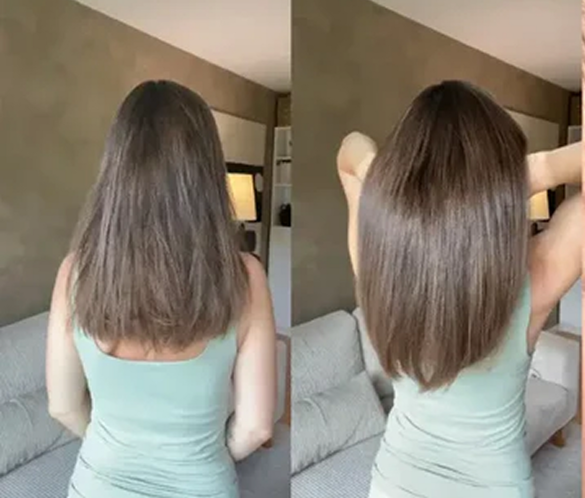 Mes cheveux avaient perdu en matière
