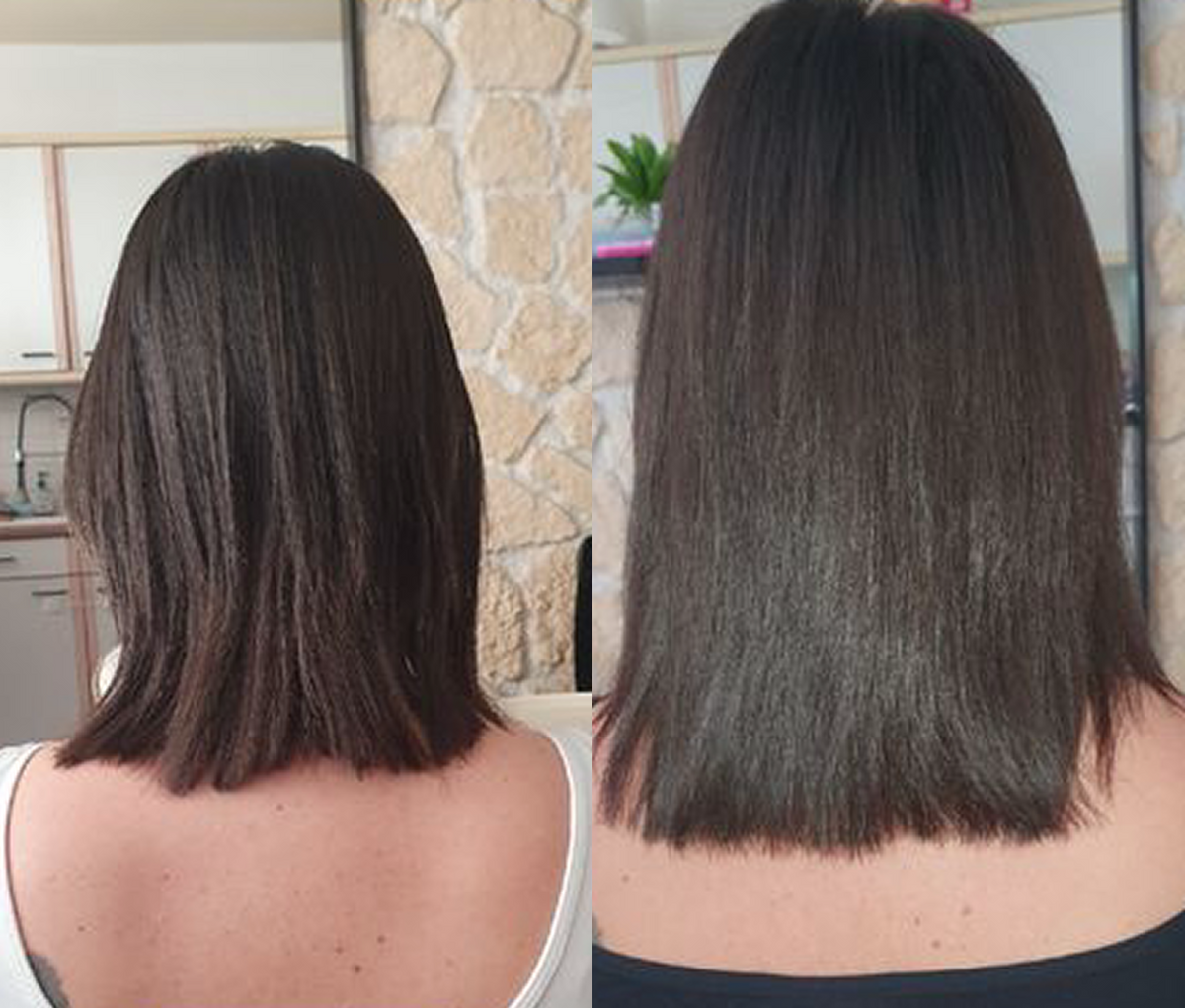 Je n'avais jamais eu les cheveux aussi longs